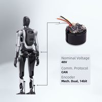 Actuadores Robóticos ZBDynamiX con Motores DC sin Escobillas de 140 RPM, Doble Codificador, Robot Humanoide de Servicio con IA, Exoesqueleto para Caminar