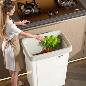 40L Lớn Thùng Rác Nhà Sử Dụng Nhựa Chất Thải Bin Dumpster Thùng Rác Bin - Product Image 1