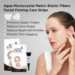 Güzellik kozmetik Anti kırışıklık Anti Aging yüz levha maskesi şeffaf kollajen kristal yüz maskesi - Product Image 4