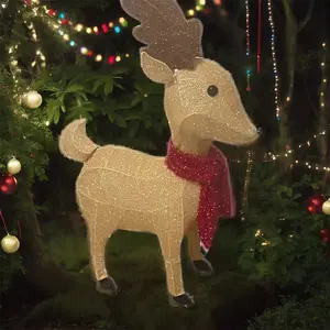 Decoração de feriado Fawn de 24 polegadas Páscoa Natal Ramadã Dia das Mães Dia dos Namorados Dia de Ação de Graças Diwali Dia dos Pais