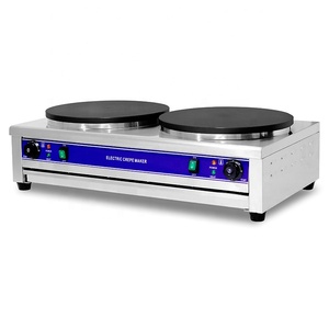 Thiết Bị Nướng Bánh Bằng Thép Không Gỉ Máy Làm <span class=keywords><strong>Crepe</strong></span> Tự Động Hai Tấm Nóng Máy Làm <span class=keywords><strong>Crepe</strong></span> Chạy Điện - Product Image 1
