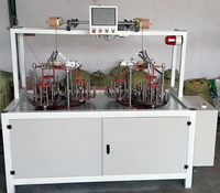 Otomatik 3 iplikçik kağıt torba dize kablosu bükülmüş kolu halat yapma makinesi