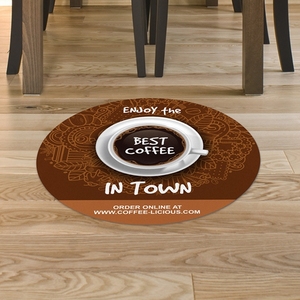 High Quality Supermarket Advertising Anti-slip Ground Decals Waterproof Store Promotion Signs Floor Sticker