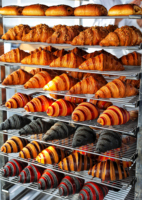 Horno de estante rotatorio comercial automático con 32 bandejas Equipo de panadería de pan de acero inoxidable Equipo de panadería industrial OEM