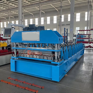 単層カラースチールタイル成形機840/900タイルプレス機全自動カラースチールタイル装置 - Product Image 3