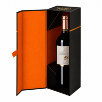 Boîte à vin pliable personnalisée, boîte cadeau pour spiritueux en gros, emballage en papier, logo personnalisé