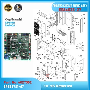 Carte de commande principale VRV EB14010-3 EB14033 EB14033-27 pour unité extérieure de climatiseur VRF, pièces de rechange CVC Daikin - Product Image 3