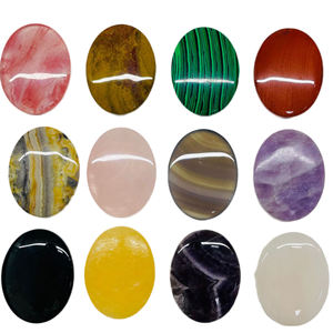 <span class=keywords><strong>Pietra</strong></span> Curativa per Pollice, Cristallo Ovale per Yoga, Chakra, Ansia, Stress, Meditazione e Decorazione Casa - Product Image 3