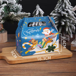 Caja de papel portátil para Cup Cake / Muffin / Candy / Cookies / Christmas Eve Apples 16,3*9*8,4 cm - Product Image 6