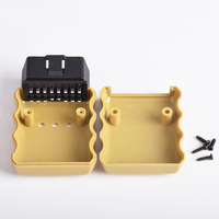 Conector Macho OBD2 de 16 Pines J1962M, Enchufe de Interfaz OBD Automotriz para ELM327 Bluetooth con Carcasa Modificada