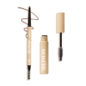 Gel tinte alargador beige para cejas, tono rubio taupe oscuro profundo, pegamento para cejas, lápiz marrón, máscara rosa transparente, lápices y máscaras para pestañas. - Product Image 2