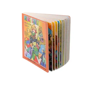 Pencetak profesional kualitas tinggi dan warna kustom buku anak-anak sampul keras buku karton anak-anak