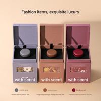 Diffuseur de parfum solide pour voiture, parfum Océan Métal, pour grille d'aération, à évaporation naturelle, coffret cadeau de luxe