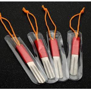 Affûteur de hameçons en diamant, outil de pêche <span class=keywords><strong>à</strong></span> grain 180/400 avec poignée rouge et corde pour usage extérieur - Product Image 4