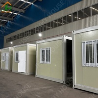 Maison modulaire en panneaux sandwich en acier de haute qualité JHHY, mini-maison, bureau, conteneur, emballage plat, écologique, durée de vie de 30 ans