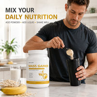 ODM OEM - Polvo de Proteína para Aumentar Masa Muscular, de Rápida Absorción, Sabor Vainilla, para Entrenamiento Diario