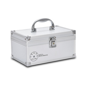 Stamp <b>Box</b> With <b>Lock</b> Portable Financial Seal Storage Case For Office Use - Product Image 1