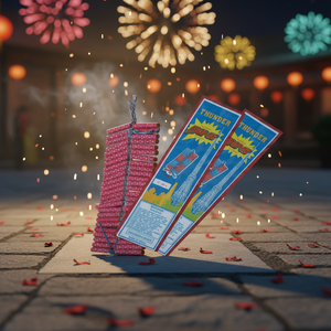 Petardos Super Grandes de 2000, 10000, 20000, 30000 Explosiones, Petardos Rojos Tradicionales Populares de China - Product Image 6