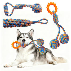 Juguete de Cuerda para Mascotas, Ecológico, Duradero y Seguro, Reduce el Mal Aliento y el Mordisqueo Destructivo, Alivia el Aburrimiento - Product Image 1