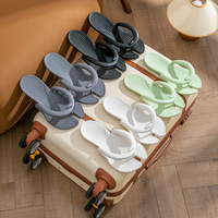 Tongs pliables pour femmes, pour l'extérieur, la maison, les voyages, la salle de bain, la plage, antidérapantes