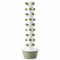 Système de tour de jardinage hydroponique d'intérieur à 9 niveaux, auto-arrosant, pour la culture verticale de légumes toute l'année