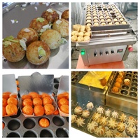 Machine à takoyaki automatique à gaz japonais de marque NP machine à boules de poulpe machine à takoyaki japonaise machine à takoyaki à gaufres