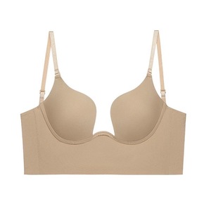 Soutien-gorge sexy pour femmes européennes et américaines, dos nu en U, sans armatures, grande <span class=keywords><strong>taille</strong></span>, avec armatures souples, lingerie estivale, bonnets unis - Product Image 6