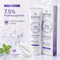 Dentifrice personnalisé à 7,5 % d'hydroxyapatite nano pour la réparation de l'émail, l'élimination des taches et l'apport d'une haleine fraîche – Dentifrice pour adultes