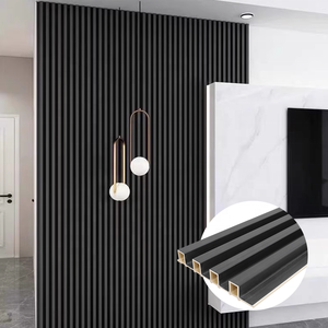 Pannelli da Parete Moderni in WPC <span class=keywords><strong>per</strong></span> Interni, Design Intrecciato 3D Decorativo Fonoassorbente Impermeabile Ignifugo, Ideali <span class=keywords><strong>per</strong></span> Palestre - Product Image 1