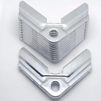 Coin de conduit en acier galvanisé du système HVAC TDF personnalisé pour les conduits d'air pour les applications de sous-sol d'hôpital de gymnase
