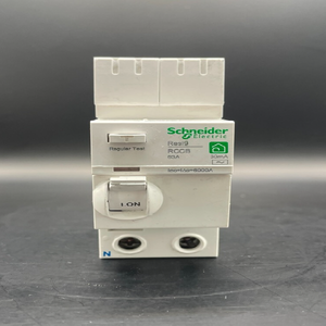 Disjoncteur différentiel bipolaire <span class=keywords><strong>Resi</strong></span> <span class=keywords><strong>9</strong></span> RCCB 63A 63 30mA DP 2P RCD R9R81263 Neuf d'origine Spot PLC - Product Image 1