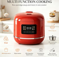 Cuisinière à riz intelligente 3L multifonction avec minuterie et fonction de réservation
