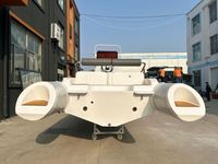 Bateau pneumatique en fibre de verre de 5,8 m Mehler PVC pour 10 personnes avec console de luxe pour la navigation, provenant d'un fournisseur chinois pour les commandes en gros
