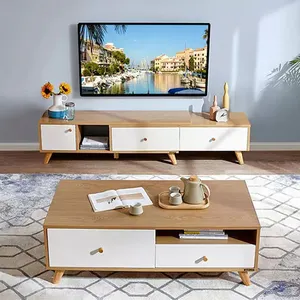 简易公寓可定制风格木质防水家居家具现代电视柜支架