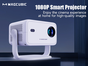 Mini-projecteur intelligent Magcubic L018 4K 1080P Android 14 WiFi6 portable pour l'extérieur – Prêt à être expédié - Product Image 1