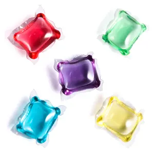 Colorful Laundry Ball Beads Capsule Dissolve Cleaner Stains Concentrate Washer Detergent Laundry Pod Cleaner