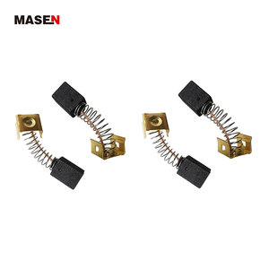 Escobillas De Carbón Para BLACK & DECKER DN710 Cepillo - 6,3x6,3x11mm - 2.4x2.4x4.3