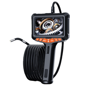 180 °   Endoscope industriel rotatif avec écran IPS de 5 pouces, caméra d'inspection industrielle bidirectionnelle <span class=keywords><strong>pour</strong></span> la réparation automobile, endoscope <span class=keywords><strong>pour</strong></span> voitures - Product Image 1