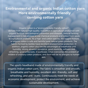 Diademas elásticas de algodón Diadema deportiva Yoga para mujer - Product Image 4