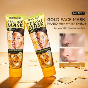 Vente en gros de masques peel-off Bosuya 24K Glod/Rich Minerals, masque hydratant pour le visage, soin de la peau, anti-âge, masque facial - Product Image 3