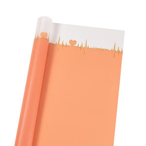Usine en gros étanche fleur papier d'emballage battement de coeur gelée <span class=keywords><strong>Film</strong></span> Bouquet synthétique PE synthétique emballage pour fleurs - Product Image 6