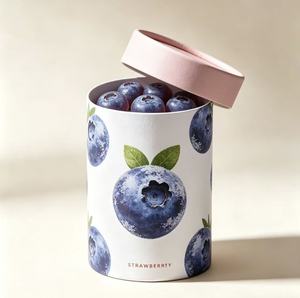 Tube en papier scellé biodégradable et écologique avec logo personnalisé pour les compléments alimentaires en gélules de vitamines et de bonbons aux fruits - Product Image 3