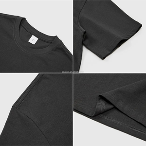 T-shirt pour hommes de haute qualité en vente chaude, 210 g/m², impression personnalisée, coton, t-shirt vierge pour hommes - Product Image 4