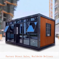 Maison préfabriquée pliable de luxe de l'usine source, haute qualité, prix bas, maisons préfabriquées, mini-maison portable, maison préfabriquée