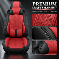 Housses de siège auto en cuir respirant de luxe Sharp Drive, ensemble complet 14 pièces, toutes saisons, style professionnel, 5% VLT, ajustement universel Peugeot
