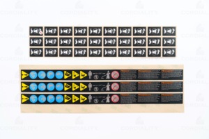 Tùy chỉnh sản phẩm công nghiệp Logo giấy nhãn Vinyl PVC Sticker <span class=keywords><strong>tag</strong></span> dính nhãn in ấn không thấm nước dầu-kháng bền nhãn - Product Image 5