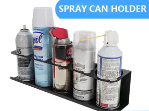 Soporte para latas de espray, tienda de reparación de garaje, estante de almacenamiento de metal para botellas - Product Image 2
