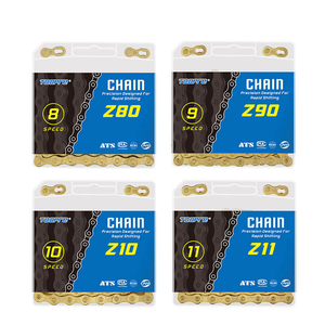 <span class=keywords><strong>Cadena</strong></span> <span class=keywords><strong>de</strong></span> <span class=keywords><strong>Bicicleta</strong></span> <span class=keywords><strong>de</strong></span> Montaña <span class=keywords><strong>Dorada</strong></span> <span class=keywords><strong>de</strong></span> 6/7/8 Velocidades, <span class=keywords><strong>Cadena</strong></span> <span class=keywords><strong>de</strong></span> <span class=keywords><strong>Bicicleta</strong></span> <span class=keywords><strong>de</strong></span> Carretera <span class=keywords><strong>de</strong></span> 9/10/11 Velocidades Variables con Recubrimiento Completo Antioxidante para Bicicletas - Product Image 3