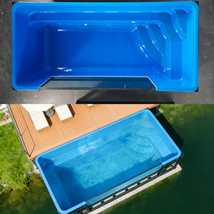 Piscine modulaire avec fenêtre en acrylique transparente pour une vie en plein air, piscine à structure ouverte, piscine spa extérieure - Product Image 4