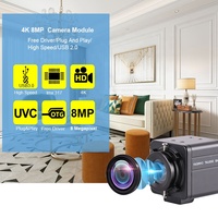Ücretsiz sürücü IMX179 HD 8MP USB Kamera Web Kamerası Endüstriyel Makine Görüşü için Manuel Odaklama 4K Kamera Modülü